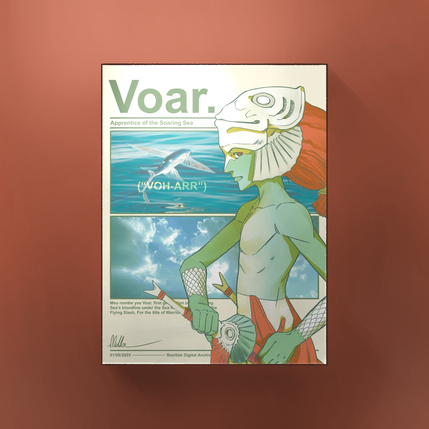 Voar. ("VOH-ARR")